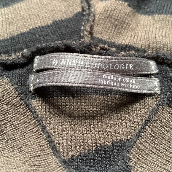 ANTHROPOLOGIE KASIA knit hoodie slightly cropped zebra print super soft - Picture 7 of 11